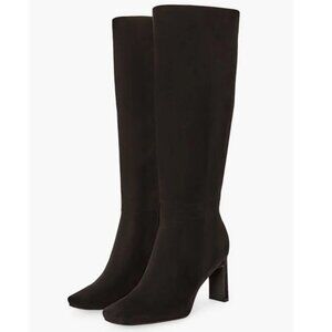 NIB - JUSTFAB Women’s Evelyn Heeled Boot, Black - Size 8M